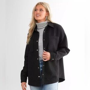 BKE Women’s Black Overside Quilted Jacket Size S